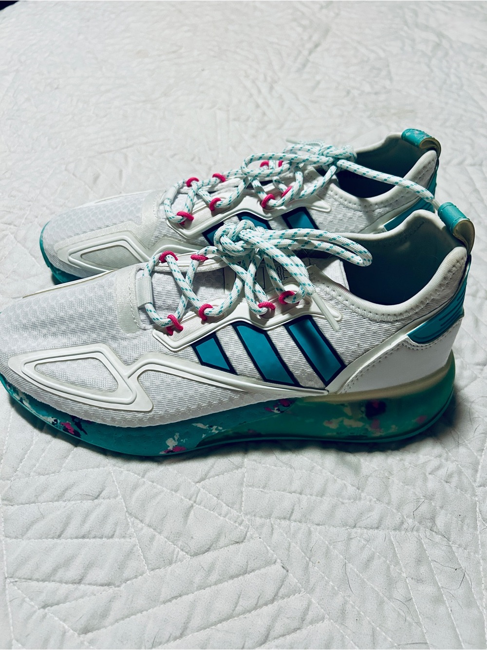 Adidas ZX 2K Boost South Beach sneakers - Picture 1 of 5